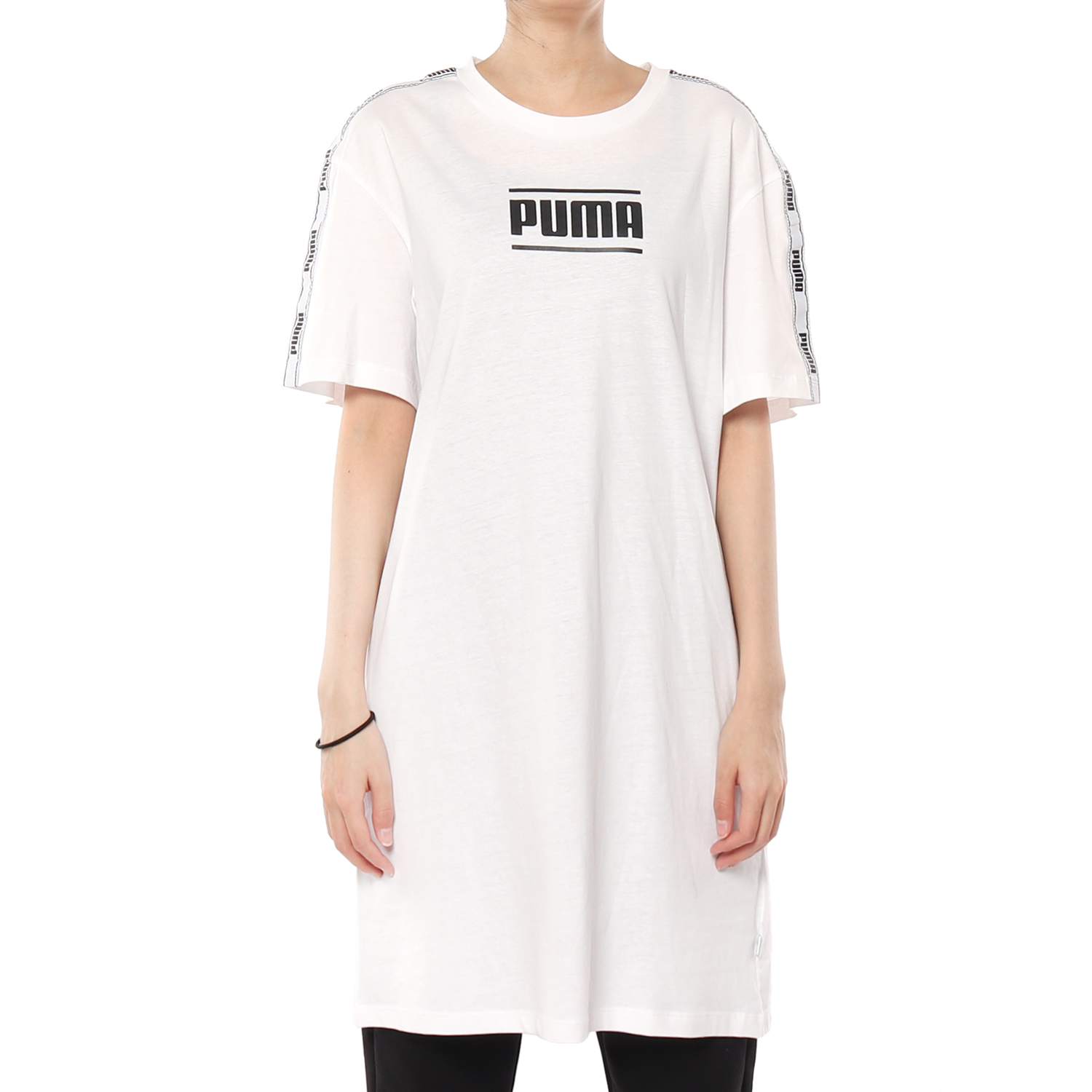 PUMA/彪马正品 女子新款运动休闲圆领长款连衣裙 579558-02