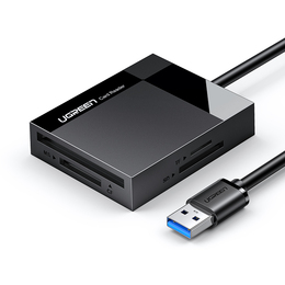 绿联读卡器四合一sd卡tf/cf高速usb3.0安卓typec手机电脑两用转换多功能ms内存适用于尼康索尼单反佳能相机