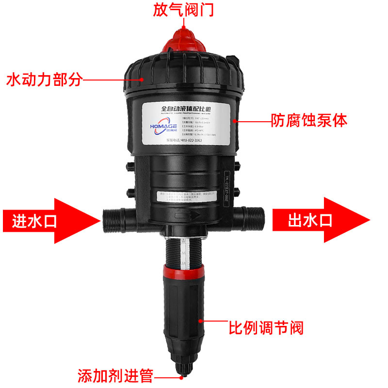 汽车美容液体分配机自动稀释洗车液自吸汞蜡比例水泥沙泡沫配比机