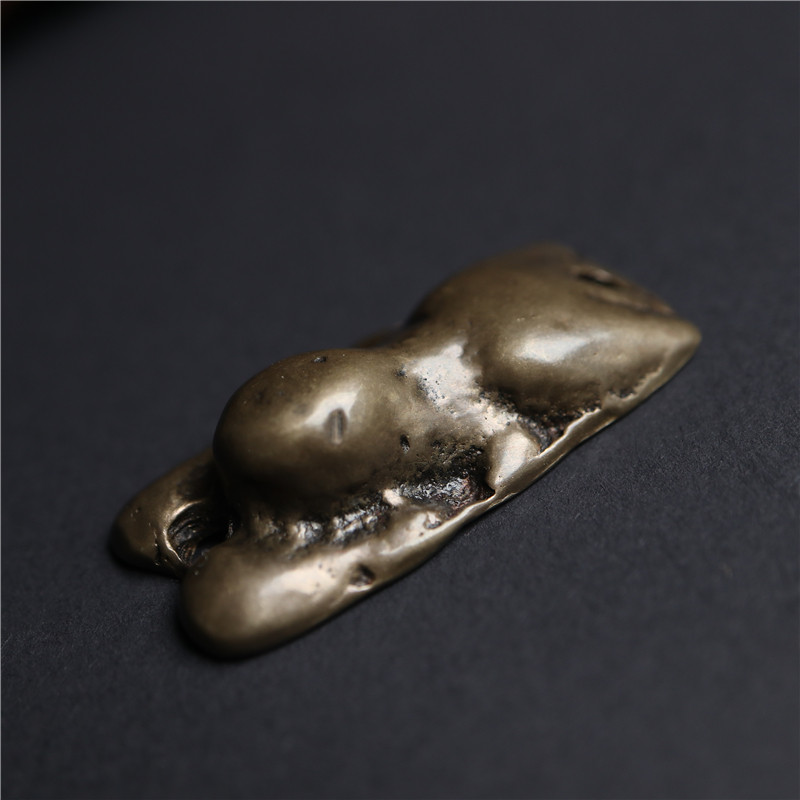 藏式手工做旧青铜款雪狮吊坠民族风脖挂项坠配饰配件包挂坠饰品