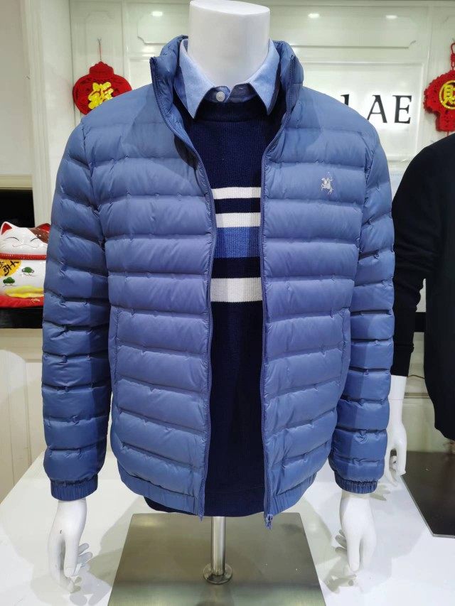 polovillae保罗2022秋冬新款轻薄立领流行经典男式羽绒服aonw252