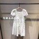 little moco专柜正品23年夏女童舒适时尚短袖连衣裙KBC2DRS053