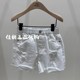 little moco专柜正品24年夏男女童时尚百搭牛仔短裤KBD2SOT050