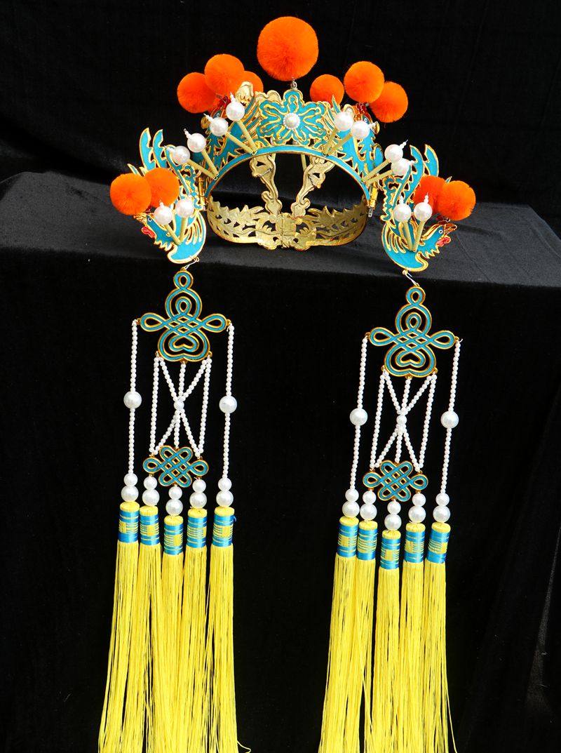 00折后价￥185京剧豫剧盔头老旦凤冠 京剧 戏剧帽子豫剧 佘太君帽子