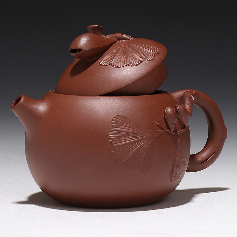 宜兴紫砂壶全手工正品 家藏底槽青 作品开心果 戴晨光