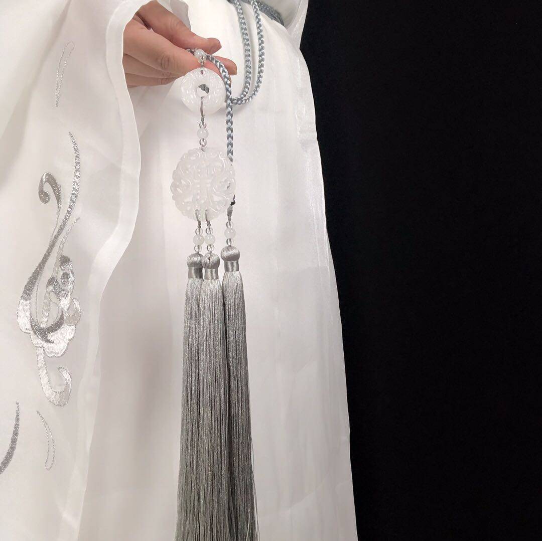 古风玉佩腰佩宫绦禁步龙凤佩流苏挂件汉服压裙坠扇坠笛穗情侣一对