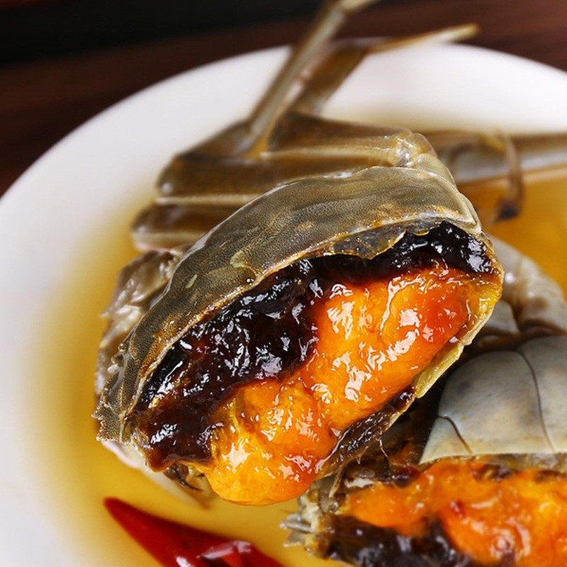 醉蟹800g 醉毛蟹 呛蟹 醉螃蟹 醉河蟹酱螃蟹农家腌制海鲜小吃包邮