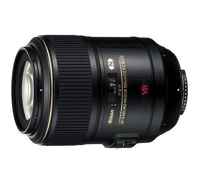 尼康AF-S 105mm f/2.8G IF-ED  VR 105 2.8G 高清微距镜头 行货