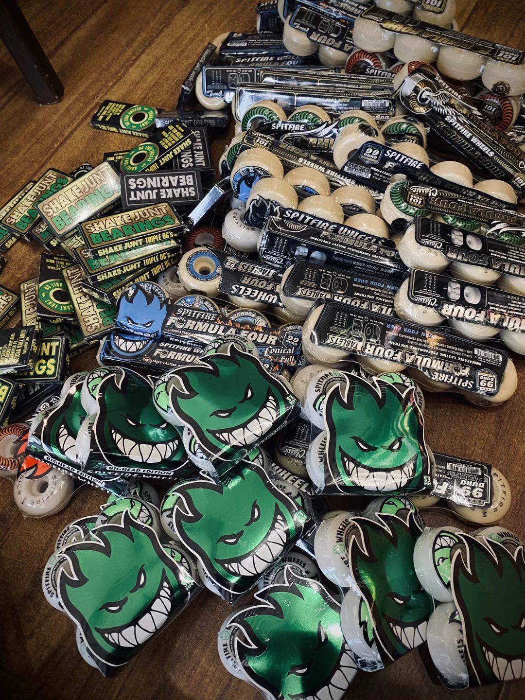 spitfire小火人轮美国进口品牌专业滑板轮轴承双翘高弹2021新款