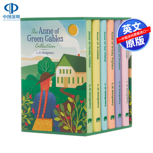 英文原版 绿山墙的安妮 精装6册盒装小说 The Anne of Green Gables Collection 儿童青少年国外经典文学课外读物