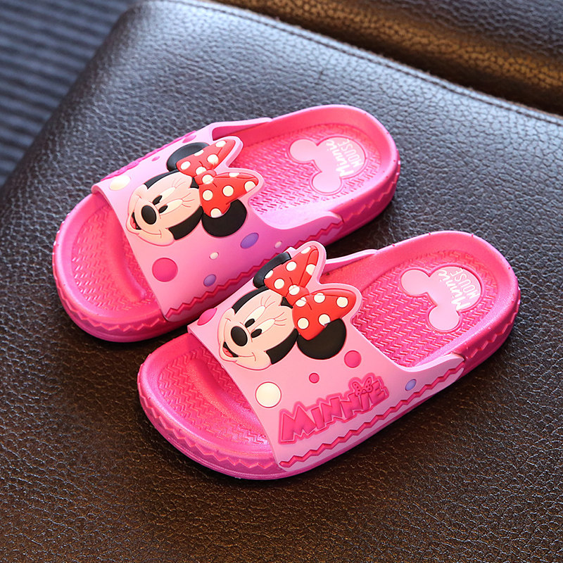 Buy Disney children's cool slippers antiskid summer home indoor boy