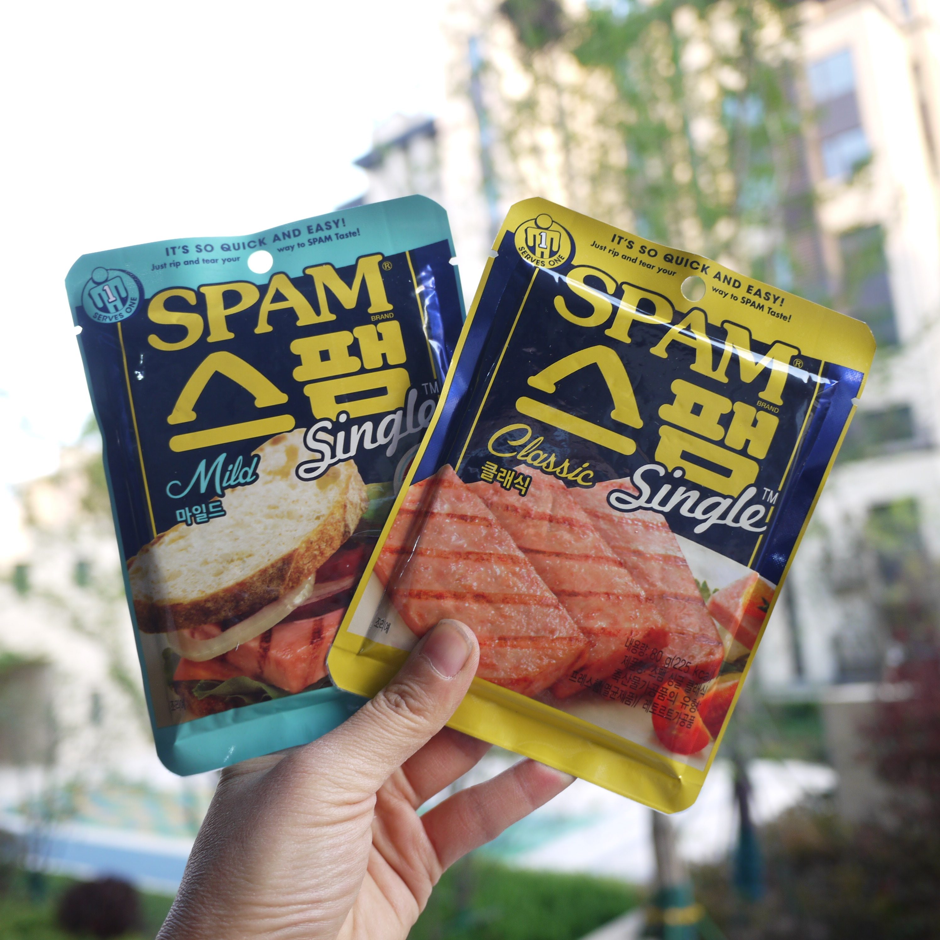 韩国午餐肉罐头_韩国进口白雪spam午餐肉原味低盐即食罐头希杰罐头纯