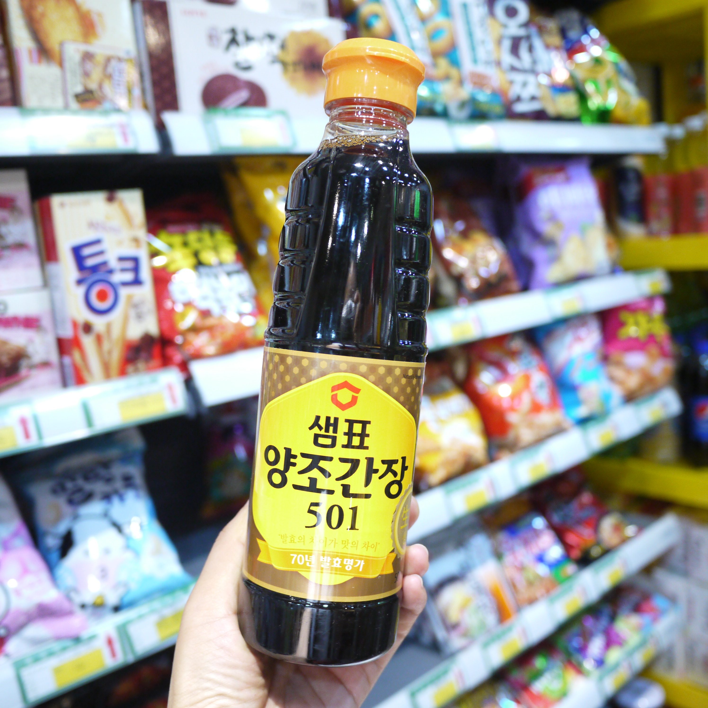 酱油韩国膳府酿造6个月发酵熟成500ml生抽生凉拌酱油