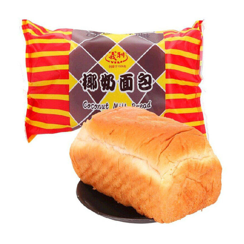 义利椰奶面包100g鸡蛋食品麦香营养早餐美味精致办公室休闲零食