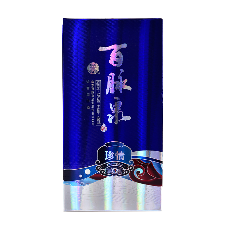 34度百脉泉珍情490ml瓶