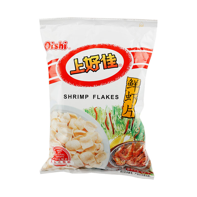 上好佳鲜虾片80克/包上海食品休闲精选香味精选食材