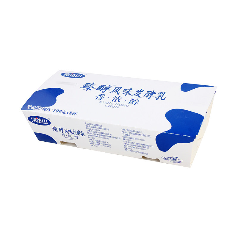 完达山臻醇风味发酵乳 100克*8杯/组