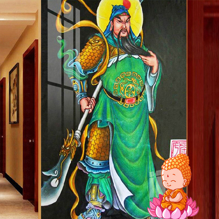 关羽关公十字绣2021新款线绣武圣关二爷关帝圣君贴圆方钻5d钻石画