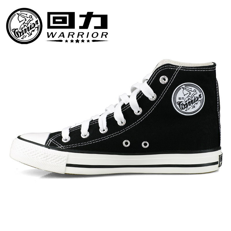 Warrior Women's Shoes Gaobang canvas shoe Trend black and white gym shoes leisure time Versatile classic canvas shoe Lovers' shoesin the Sports shoes new , Canvas shoes category - from Buy2taobao.com to provide professional Taobao agent buy service