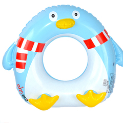 儿童游泳圈腋下圈3-7岁正品幼儿游泳装备企鹅充气宝宝救生泳圈