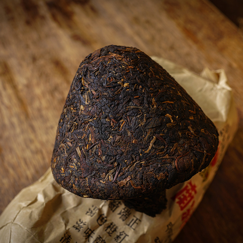 2000年云南紧茶宝焰沱 陈年普洱茶生茶 250克干仓 蘑菇班禅沱