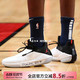 Air Jordan Jumpman Hustle PF男子气垫黑白实战篮球鞋AQ0394-100