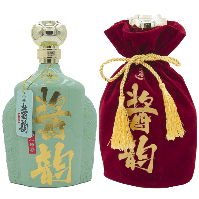 1919酒类直供 本强酒中酒酱韵53度1000ml大坛礼盒装酱香型白酒