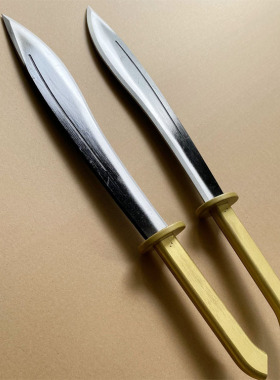 新款双刀水浒传扈三娘兵器道具 影视魔术表演 舞台表演道具