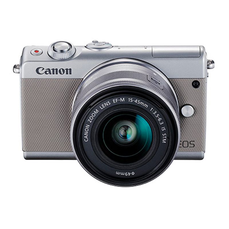 佳能微单eos m100套机ef-m 15-45mm is stm正品国行 微型数码单反