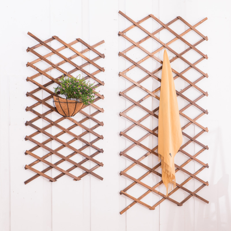 Carbonize Anticorrosive Telescoping Seine enclosure grid Flower trellis Anticorrosive wood Bamboo fence Climbing Carbonized wood fence decoratein the Residential furniture , Shelf , Flower/Spend a few category - from Buy2taobao.com to provide professional Taobao agent buy service