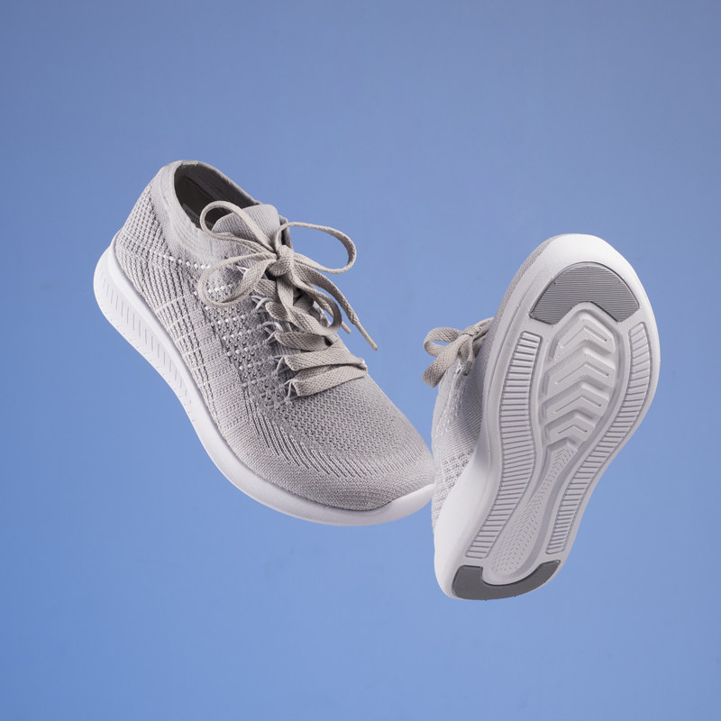 飞织网眼透气!泡沫底运动鞋男跑步鞋子男2020年新款夏季休闲软底