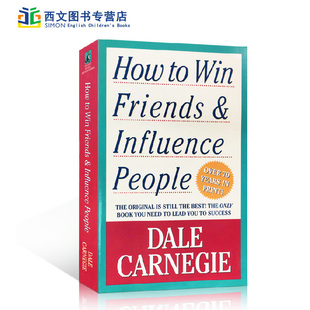 戴尔卡耐基人性的弱点 英文原版书籍 How to Win Friends & Influence People人际关系 沟通技巧 如何赢得朋友和影响人们 自我提升