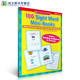 英文进口原版 100 Sight Word MiniBooks Pbk Grades K-2 学乐Scholastic 高频词小学生高频词童书 100关键词汇作业练习册