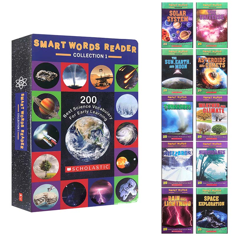 Scholastic学乐聪明小读者百科10册 Smart Words Reader Collection 1 轻松掌握200个常用科普词汇英文原版绘本小学生课外英语读物在类目 书籍/杂志/报纸, 进口原版书(含港台), 儿童读物原版书中 - 来自Buy2taobao.com提供专业的淘宝代购服务