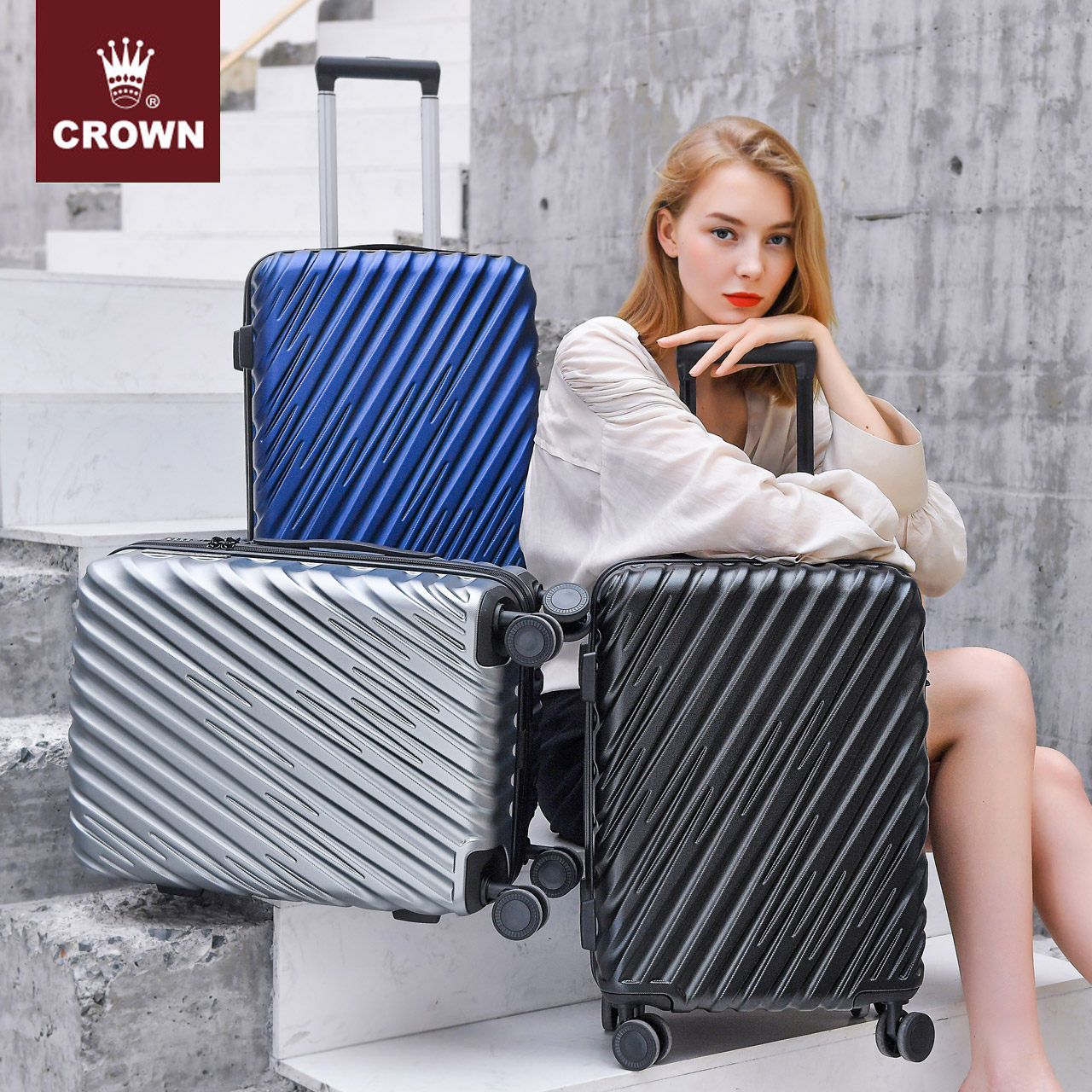 crown皇冠拉杆箱