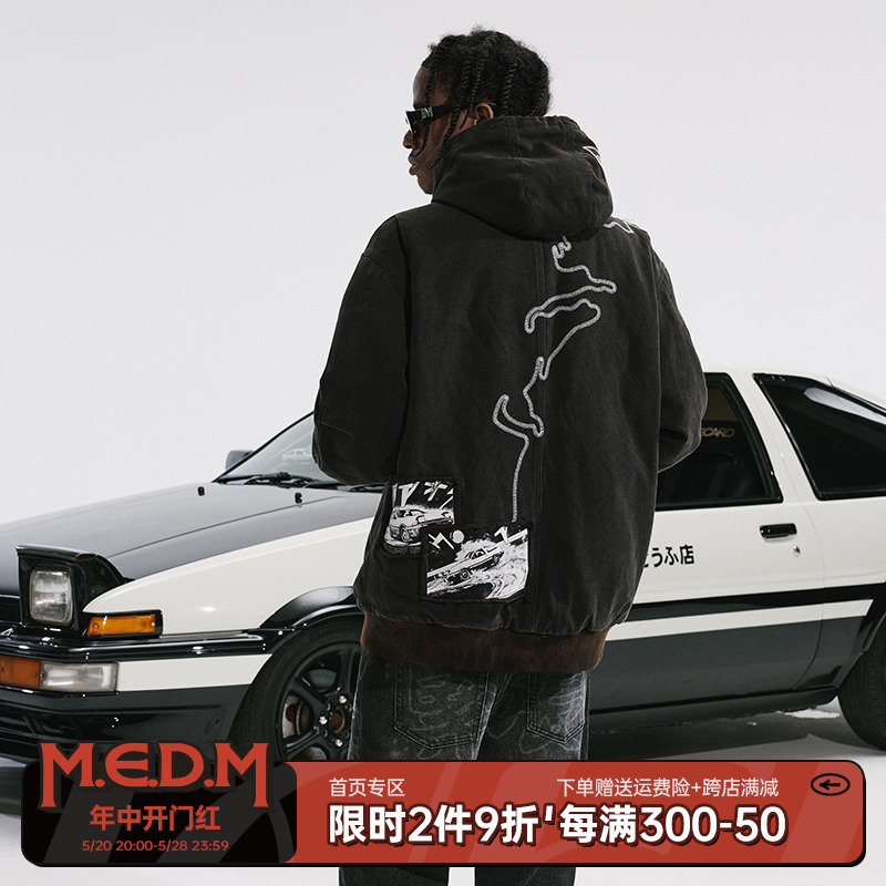 MEDM X 头文字D联名水洗连帽