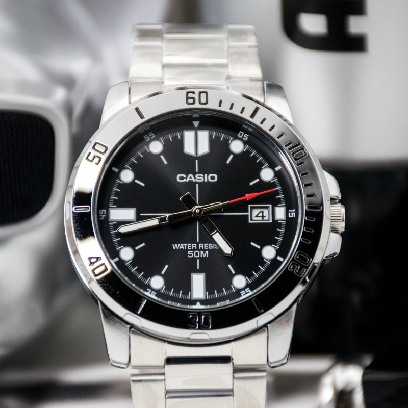 casio卡西欧指针机械金属钢带商务防水手表男mtp-vd01d-1e/1l-7b