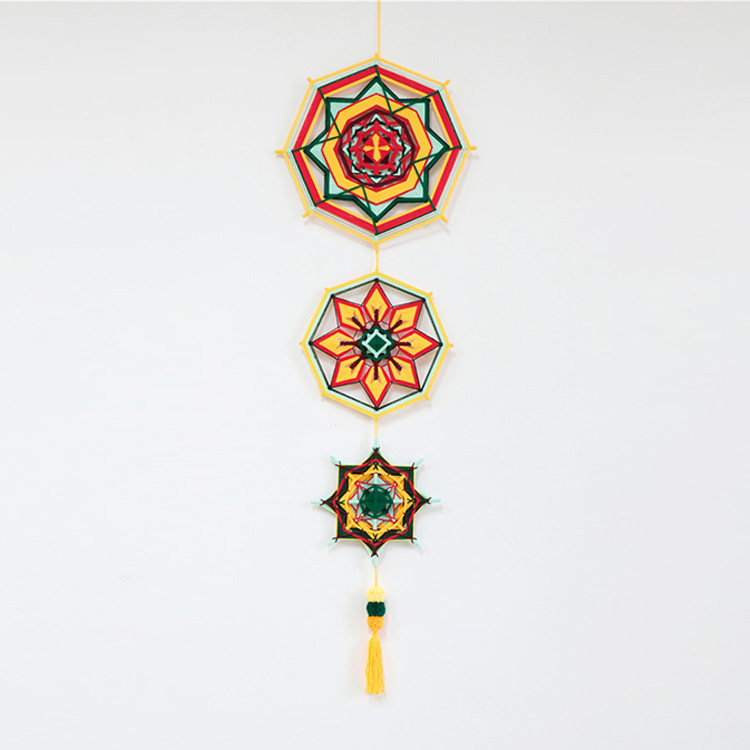 瞳丨绕线曼达拉 曼陀罗上帝之眼创意装饰乔迁礼物地中海ins风包邮