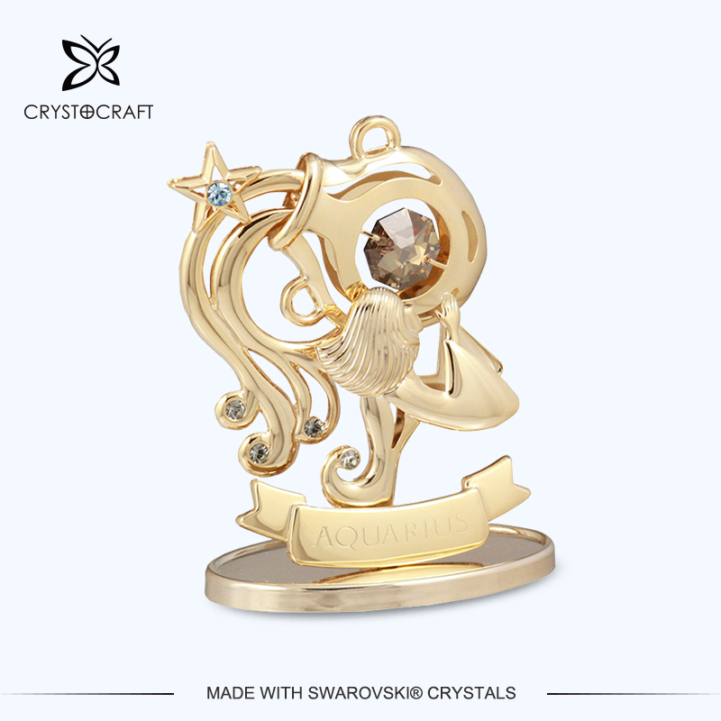 水瓶十二星座水晶摆件采用施华洛世奇元素车内装饰品创意生日礼物在类目 节庆用品/礼品, 创意礼品, 创意摆件中 - 来自Buy2taobao.com提供专业的淘宝代购服务