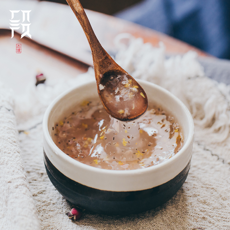 什么妈妈油炸食品_白族段妈妈桂花藕粉早餐不纯莲藕粉非小袋罐装代餐
