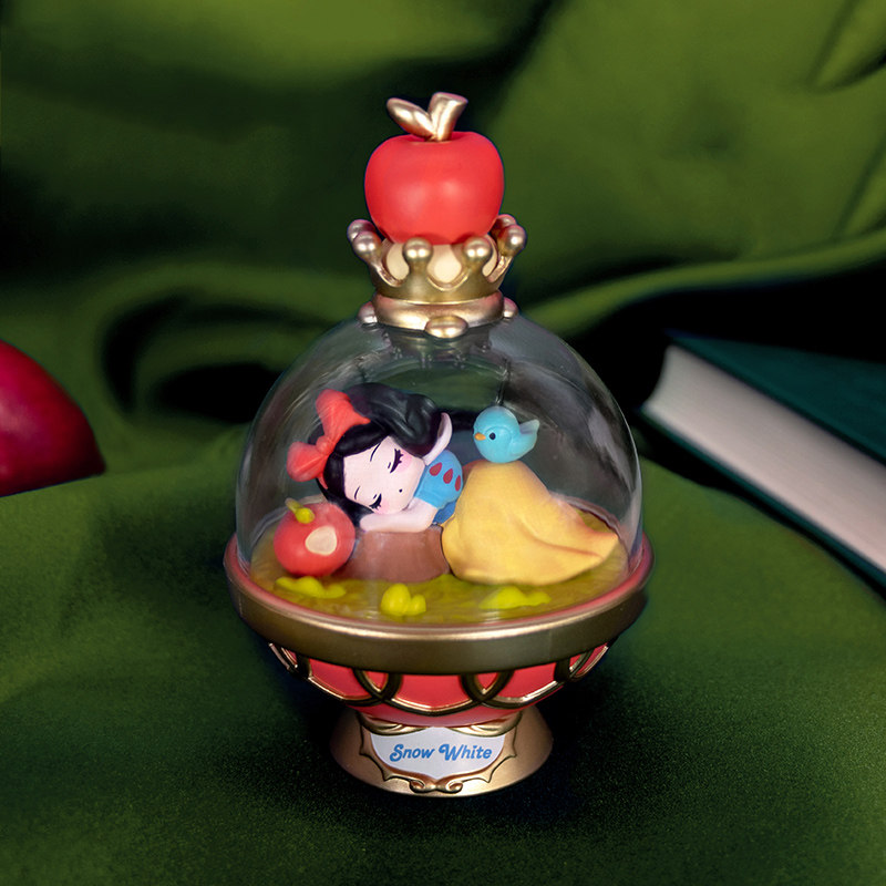 52toys迪士尼公主水晶球盲盒潮玩可爱手办少女心公仔礼物摆件整盒