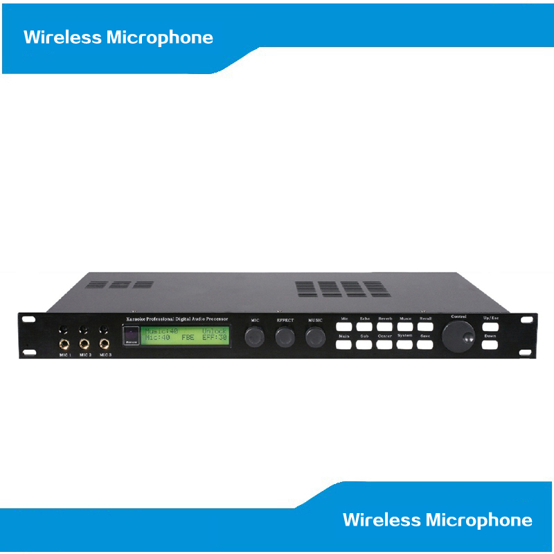 X5前级效果器专业数字卡拉OK KTV话筒混响防啸叫前置舞台处理器