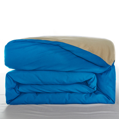 纯色双拼秋冬韩棉磨毛1.5米床被套单件学生宿舍单双人儿童床被罩