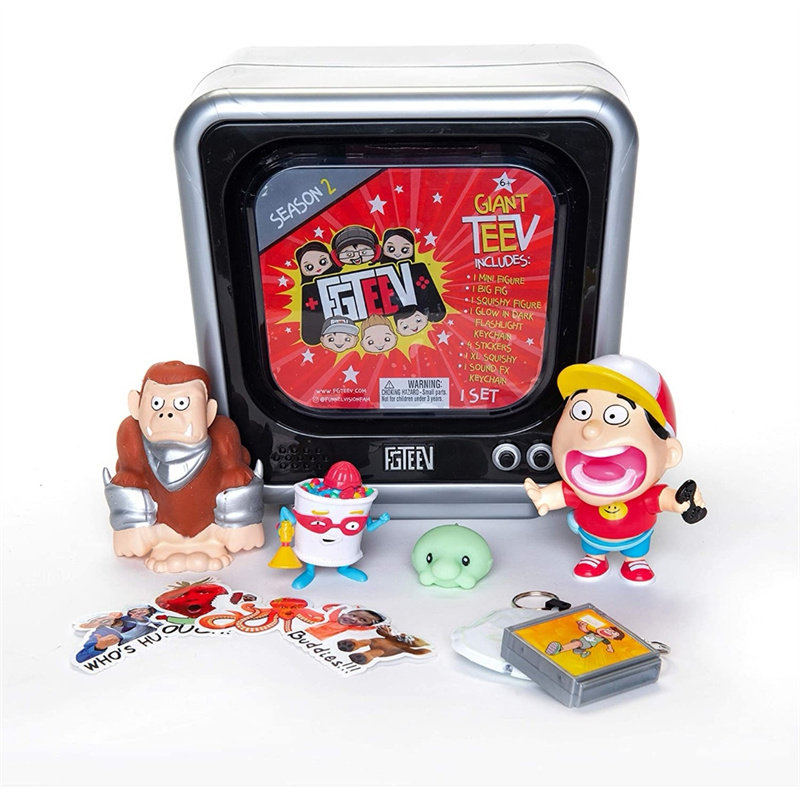 现货fgteev第三季电视tv造型神秘盲盒开心拆拆乐手办公仔解压玩具