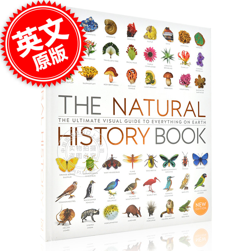 现货 DK博物大百科 2021新版自然史图解英文原版 The Natural History Book 自然百科丛书儿童读物大开精装植物动物图鉴