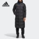 Adidas/阿迪达斯正品男子冬季户外运动长款保暖鸭绒羽绒服GE9995