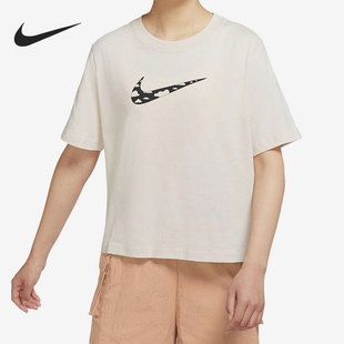 Nike/耐克官方正品2022夏季新款女子时尚透气短袖上衣DQ3308-104