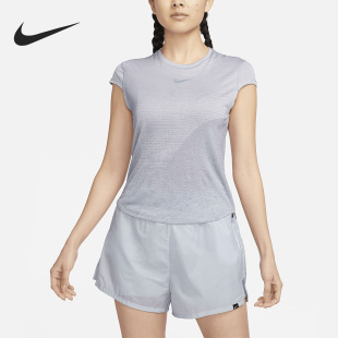 Nike/耐克官方正品2023夏季新款女子休闲运动短袖T恤DX0200-536