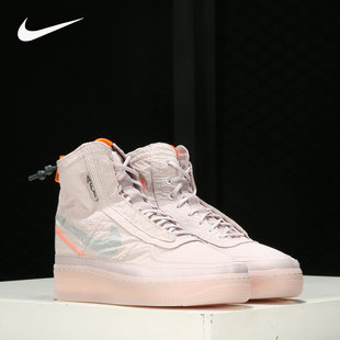 Nike/耐克官方正品 AF1 SHELL 女子空军一号尼龙高帮板鞋BQ6096