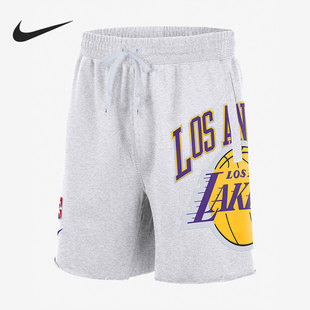 Nike/耐克官方正品洛杉矶湖人NBA男子针织运动透气短裤DB1954-051